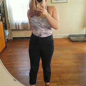 Marble Pattern Tie Halter Top